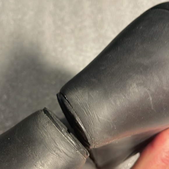 Women's Crocs Black Platform Wedge Slip-On Sandal Size 8 - Picture 11 of 13